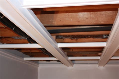 Coffered Drop Ceiling Drop Ceiling Basement Dropped Ceiling Easy