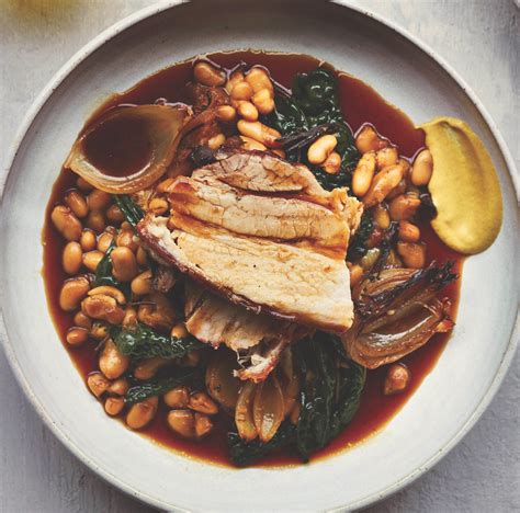 Slow Roasted Pork Belly With Cannellini Beans Recipe Gluten Free