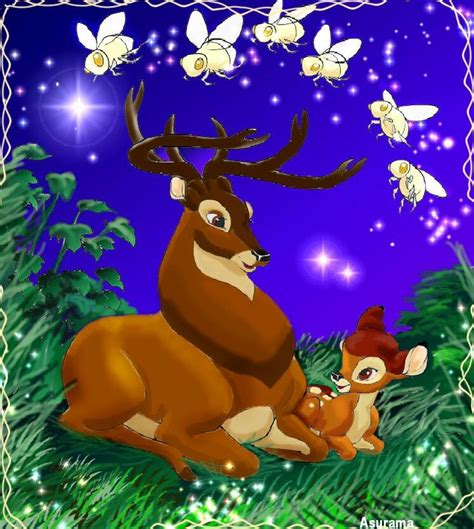 Bambi And His Father Bambi Tatting Disney Characters Fictional