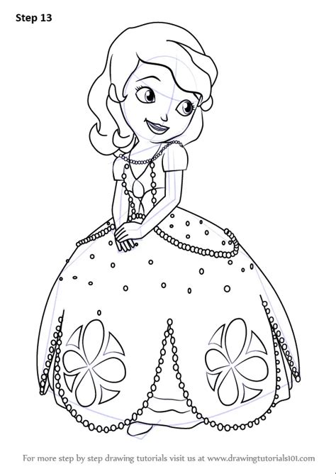 Learn How To Draw Princess Sofia From Sofia The First Sofia The First