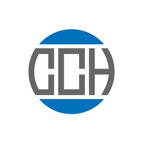 CCH letter logo design on white background. CCH creative initials