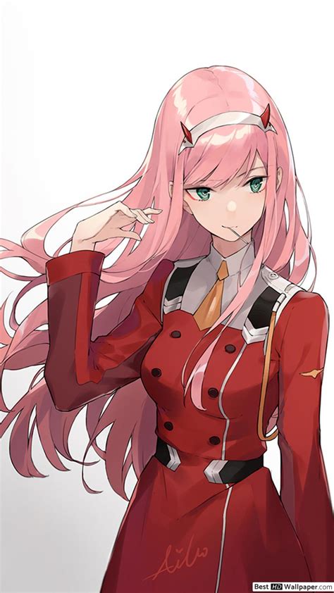 Hd wallpapers and background images iphone x 1125x2436 oc dearpinkoni casual zero two music. Zero Two Android Wallpapers - Wallpaper Cave