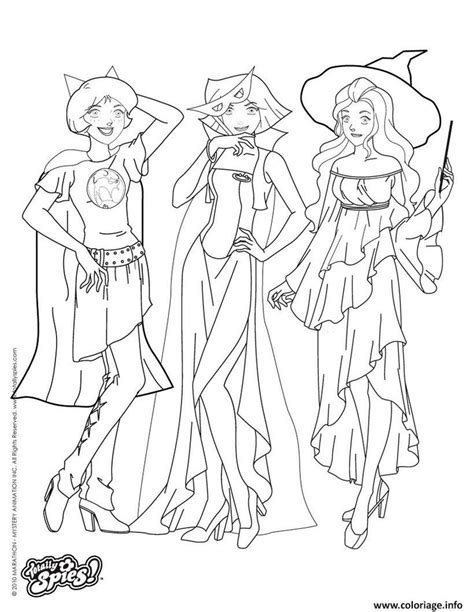 15 Adorable Coloriage totally Spies À Imprimer Photograph  Cartoon