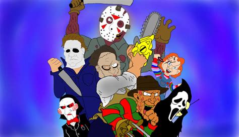 Movies with 40 or more critic reviews vie for their place in history at rotten tomatoes. Horror Movie Killers by begelhole on DeviantArt