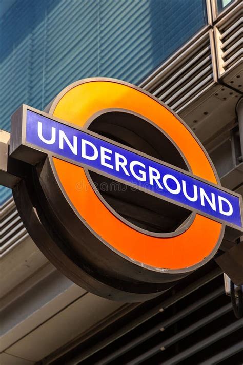 London Underground Sign Outdoor In London Uk Editorial Photography Image Of Great Attraction