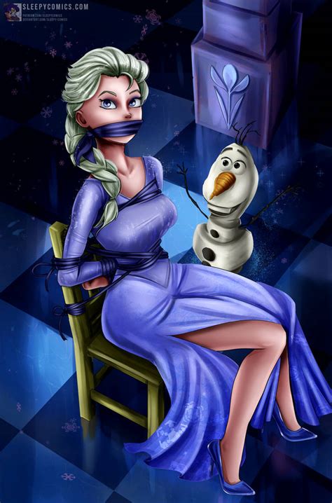 Elsa Captured By Sleepy Comics On Deviantart