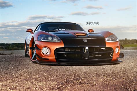 Strasse Wheels Widebody Kit Dodge Viper Convertible Modified