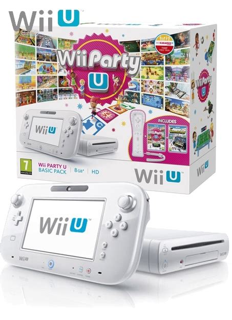 Nintendo Wii U 8gb Basic Pack Party U Edition Wii U Hardware All In 1