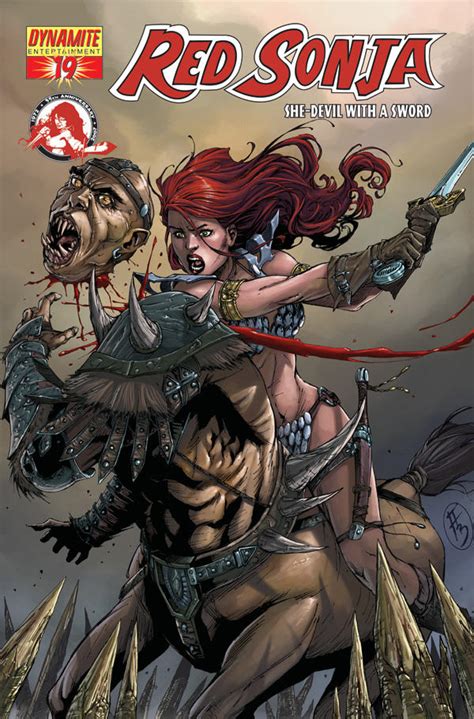 Red Sonja Color Cover By Adrianohq On Deviantart