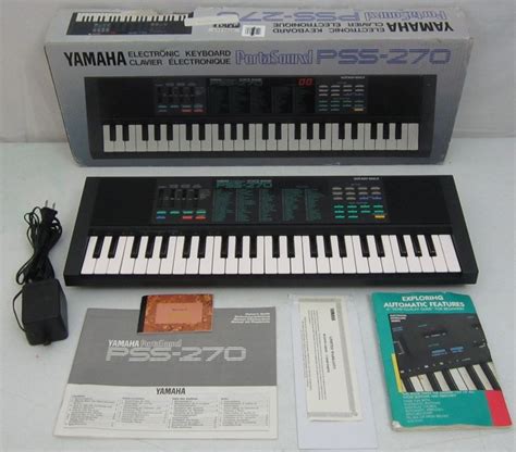 Yamaha Pss 270 Portasound Voice Bank Keyboard Electronic Synthesizer