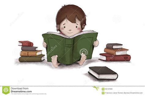 Doll simple black line kids toy icon vector. Drawing Of Child Reading A Book Sitting On The Floor ...