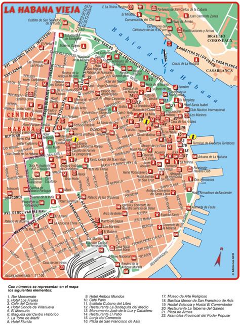 Havana Pdf Map Cuba Exact Vector Street G View Plan City Level With Regard To Havana City