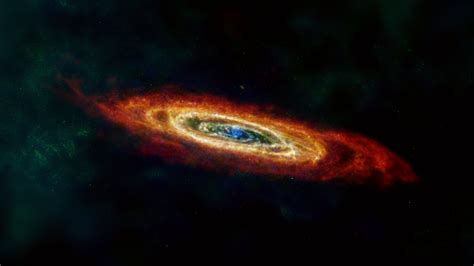 Andromeda Galaxy Imaged By Herschel Planck Iras Cobe