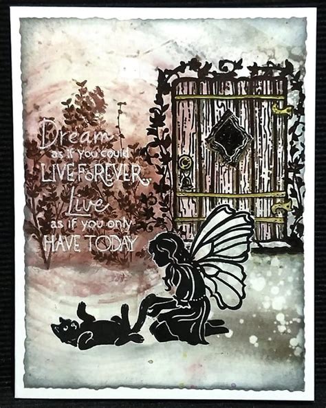 Fairy Hugs Clear Stamps Foliage Door