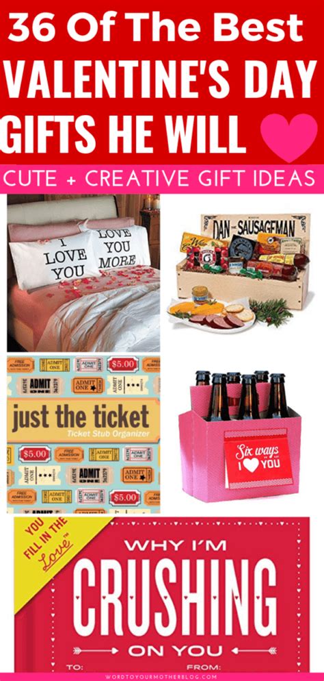 Valentine's day comes once in a year that u have a special day to make your loved ones feel special. Valentine's Day Gifts For Him! 36 Creative Valentine's Day ...