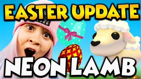 Adopt Me Easter Update Neon Lamb Hack New Items New Pet Lamb