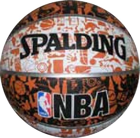 Buy Spalding Nba Graffiti Basketball 7 Black Brown White ₹ 1315