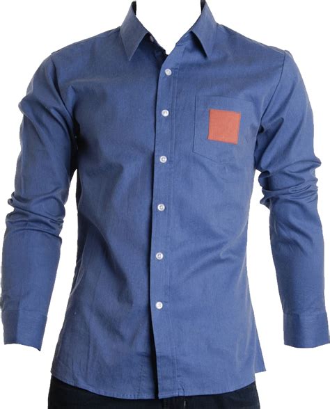 Denim Blue Full Plain Shirt Png Image Purepng Free Transparent Cc0