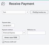 Images of Quickbooks Credit Card Payments