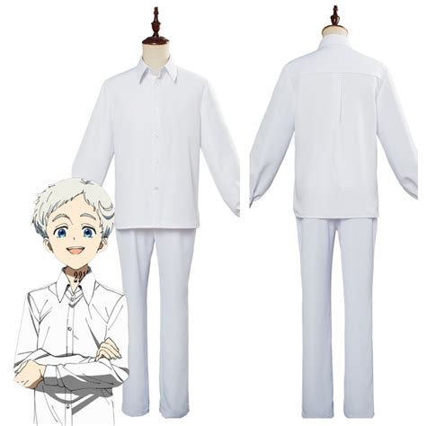 Anime Cosplay The Promised Neverland Norman Ray Cosplay Costume School