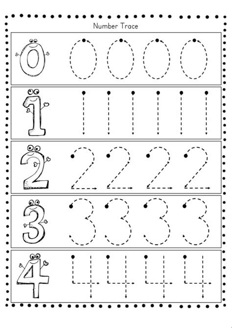Pre K Number 4 Worksheets Try This Sheet