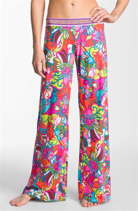 Trina Turk Fiji Flowers Cover Up Pants Nordstrom
