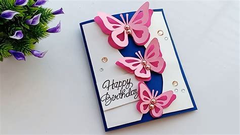 Tag punch for a creative greeting card | video tutorial: How to make Birthday Card\\Handmade easy card Tutorial ...