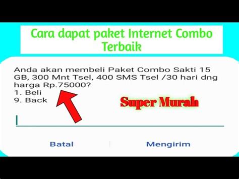 Harga paket internet di indonesia saat ini sudah semakin murah. PAKET INTERNET PALING MURAH KARTU TELKOMSEL | Combo Sakti Terbaru 2020 | Tutorial Kuota Internet ...
