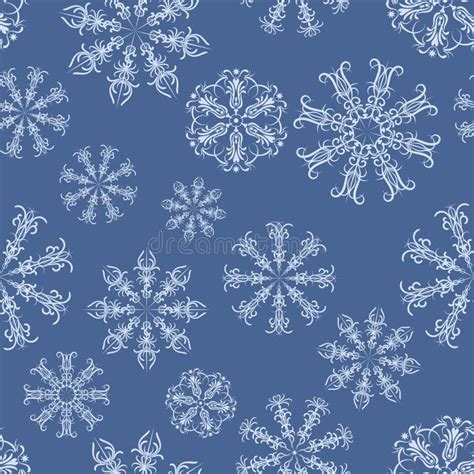 blue snowflakes stock illustration illustration of color 27424464