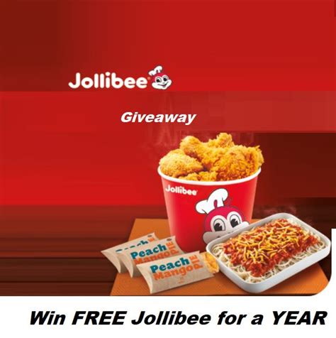 Win One Years Worth Of Jollibee 600 👉👉