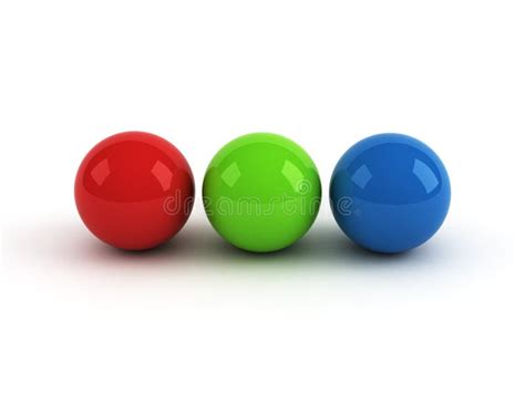 Red Green Blue Balls Stock Illustration Illustration Of Color 15240037
