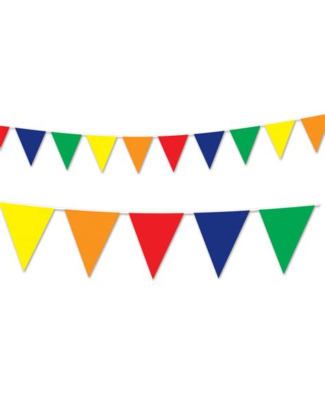 Multi Colored Flag Pennant Streamer String Party Celebration Banner