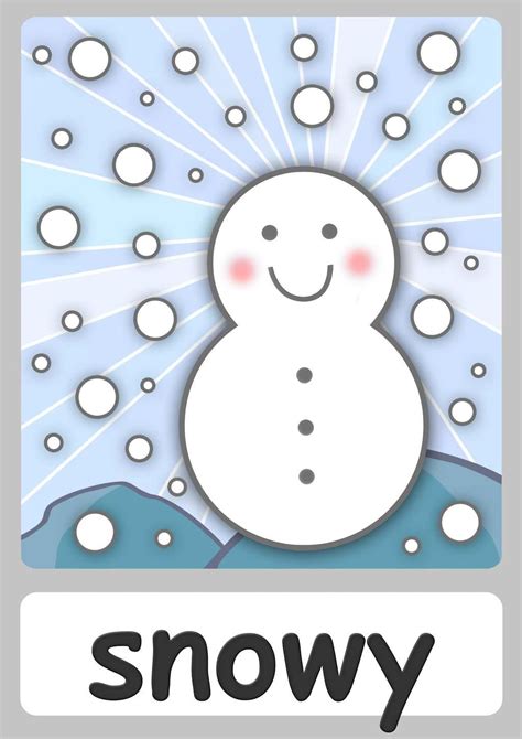 Free Weather Flashcards For Kindergarten Teach Weather Easily With