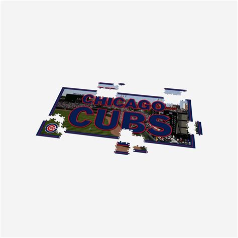 Chicago Cubs Wrigley Field 500 Piece Stadiumscape Jigsaw Puzzle Pzlz Foco
