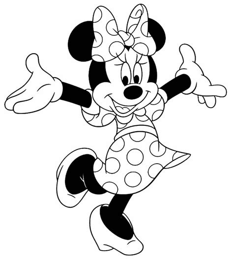 Desenho Para Colorir Minnie Minnie Mouse Coloring Pages Mickey Mouse
