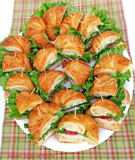 Turkey Croissanwich Appetizers Recipe Finger Foods And Finger