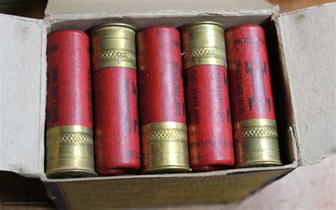 Vintage Remington Ga Shotgun Shells Rounds Western Free