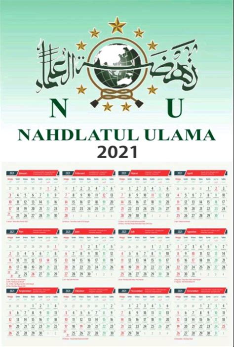 Kalender Hijriyah 2021 Pdf Printable Kalender Lengkap