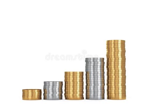 Gold And Silver Coins Stock Image Image Of Financial 50105743