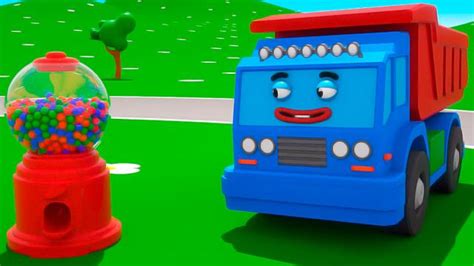 Educational Video For Toddlers Featuring Blue Truck And Other 3d Cars