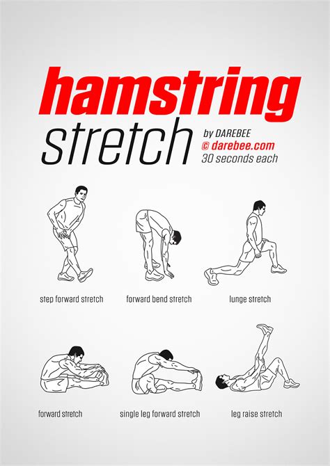 Printable Hamstring Stretches Printable Word Searches