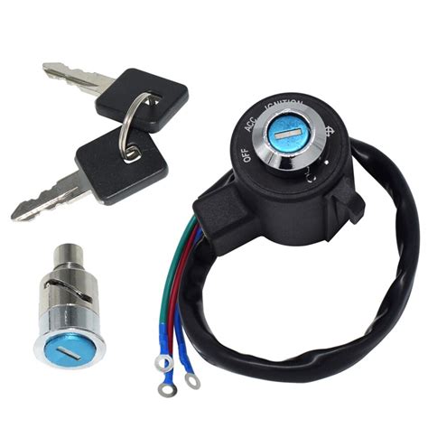 Motorcycle Ignition Switch Lock Set With Keys For Harley Davidson