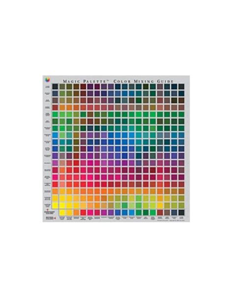 Magic Palette Magic Palette Color Mixing Guide 115x115 Colours