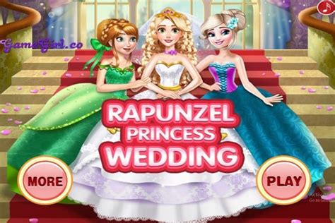 Rapunzel Princess Wedding Dress Dressing Games Play