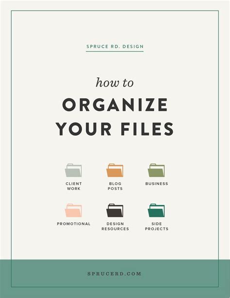 Experiment until you find a system that feels right for you, then stick to it. How to organize your files — Spruce Rd. | Digital ...