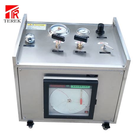 Terek Hydro Test Pump Hydro Testing Machine With Circular Chart Recorder China Testing
