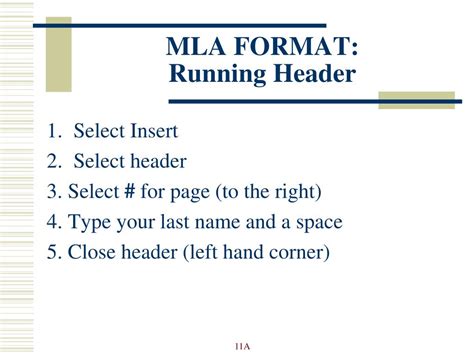 Ppt Mla Format Review Powerpoint Presentation Free Download Id5521373
