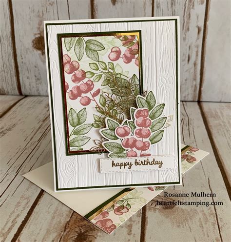 Stampin Up Forever Fern Birthday Card Ideas Rosanne Mulhern Stampinup