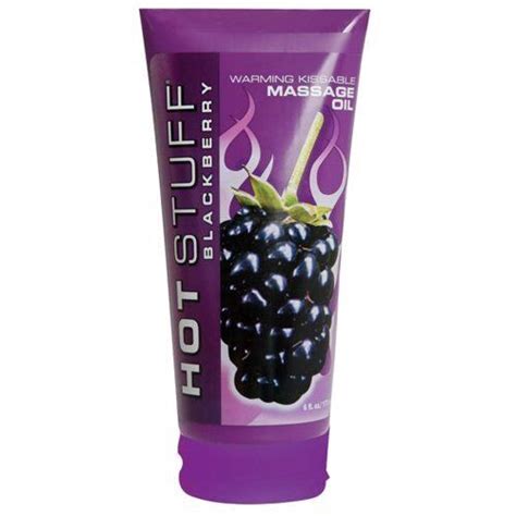 hot stuff warming kissable massage oil water based blackberry 6 ounce 51021353026 ebay