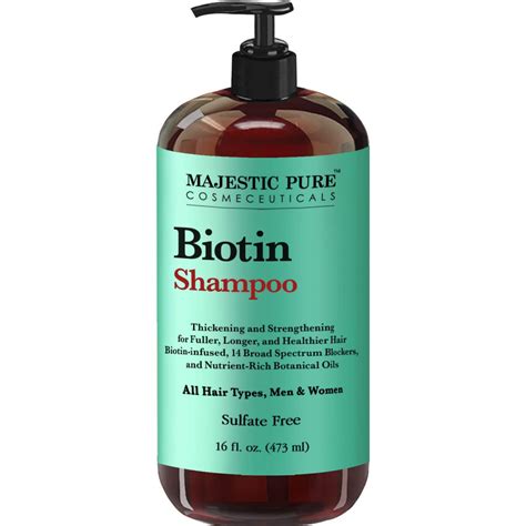 Majestic Pure Biotin Hair Shampoo Hair Loss Shampoo